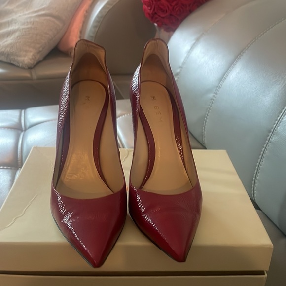 M Gemi red leather heels- 39 - Picture 2 of 6